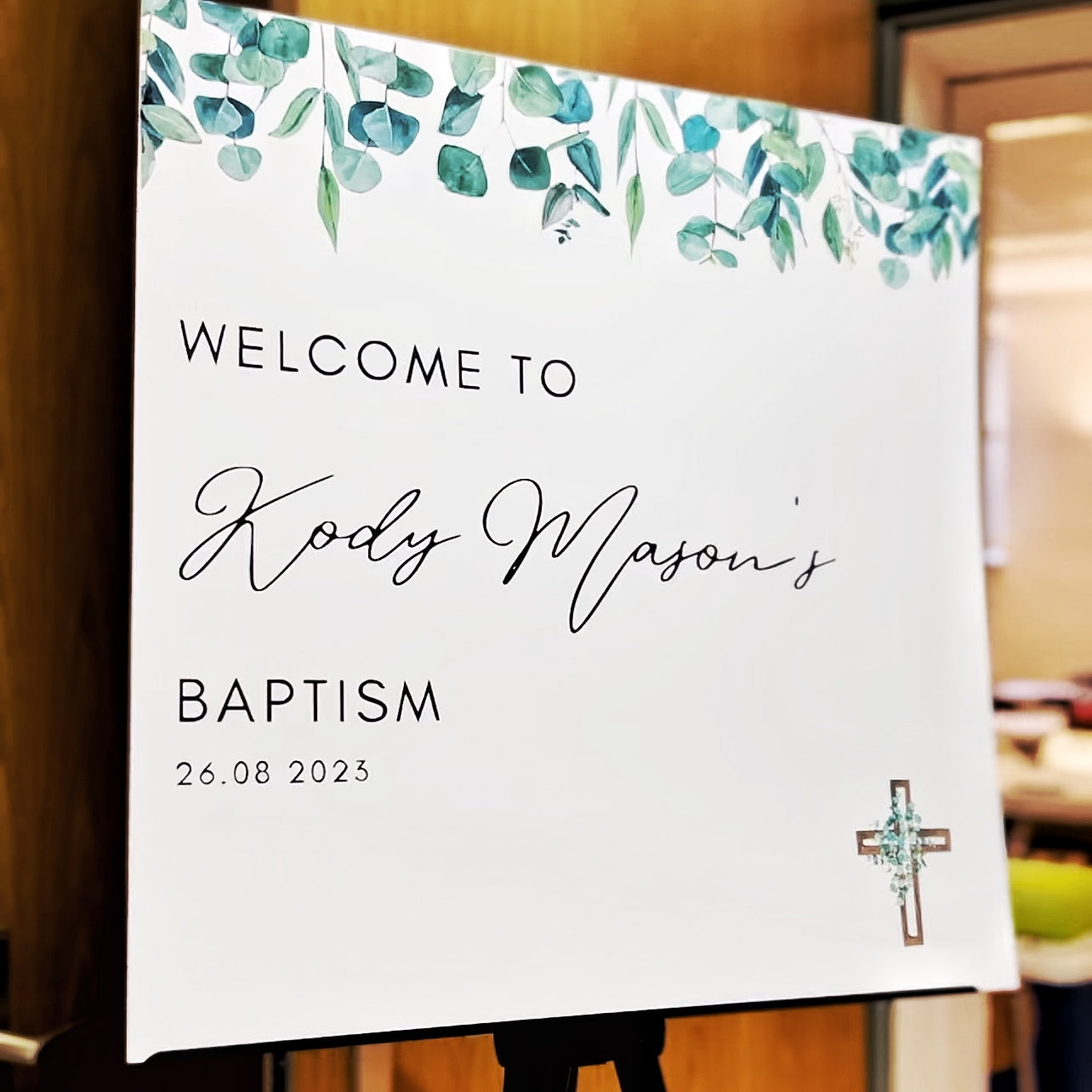 50x50 Welcome Sign