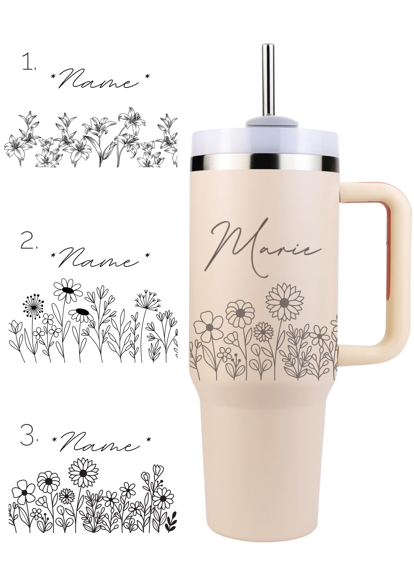 personalisierte Gravur-Tumbler