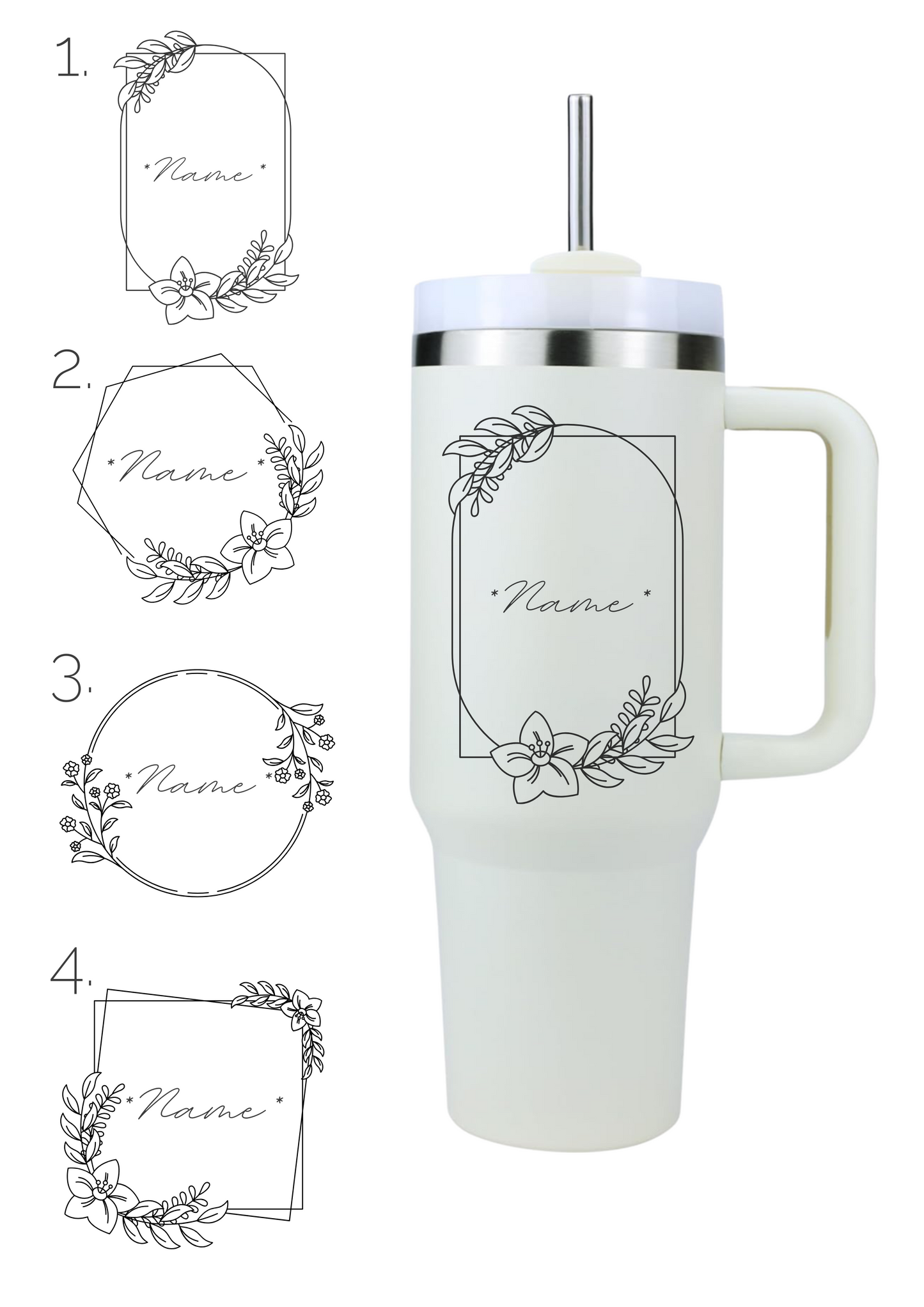 personalisierte Gravur-Tumbler