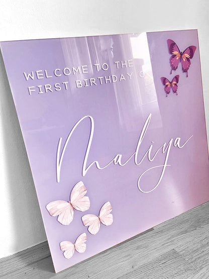 50x50 Welcome Sign