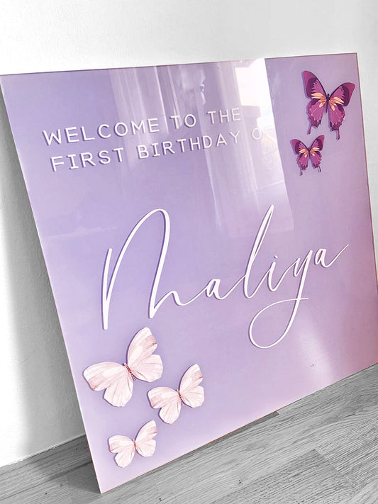 50x50 Welcome Sign