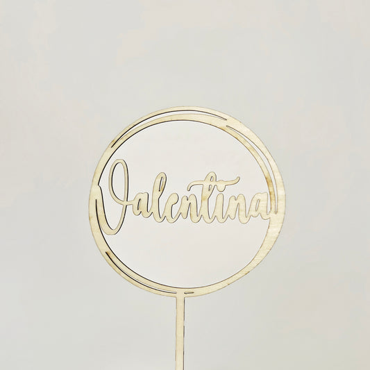 runder Cake Topper