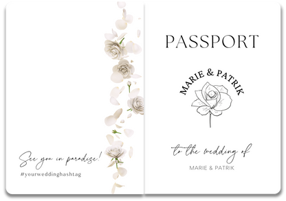 classic white roses (4 pages)