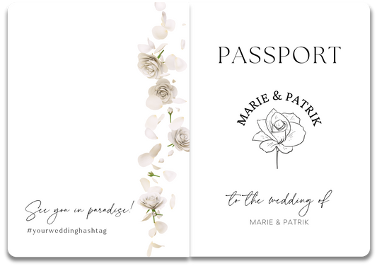 classic white roses (4 pages)