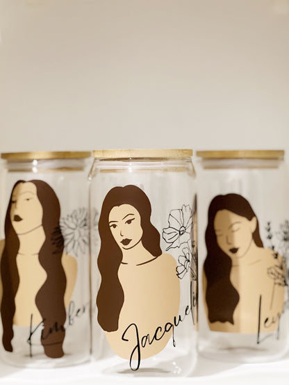 Glass Cup „Cartoon“