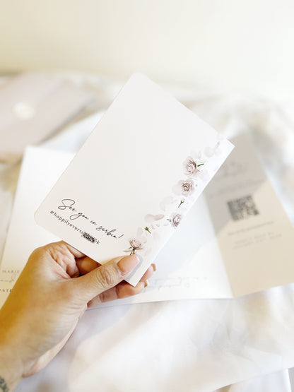 classic white roses (8-pages)