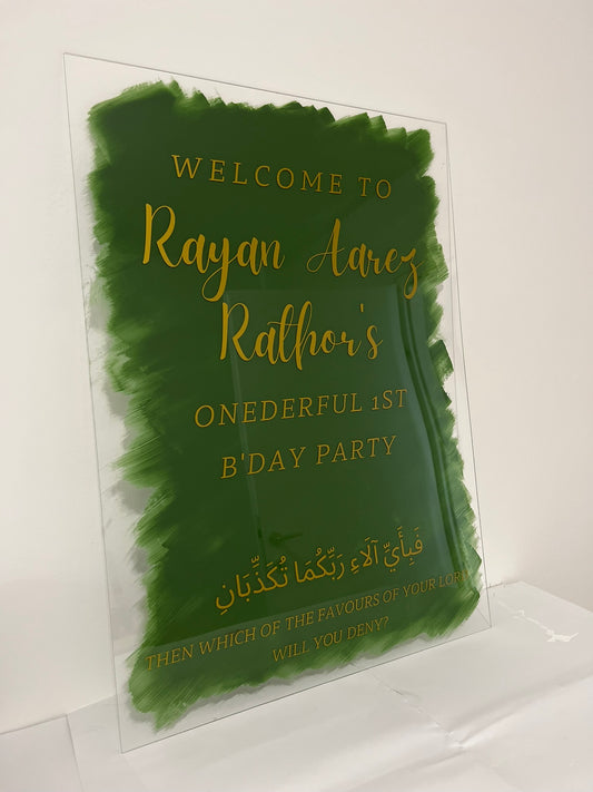 50x70 Welcome Sign