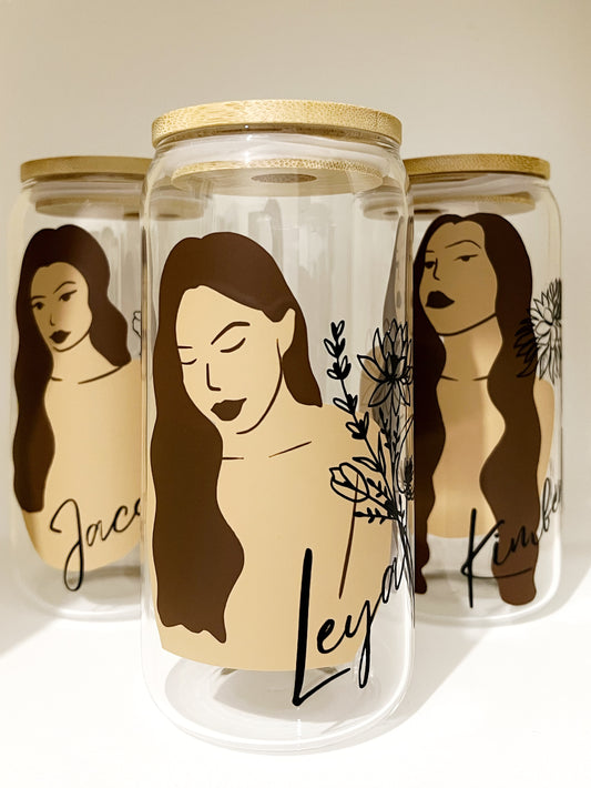 Glass Cup „Cartoon“