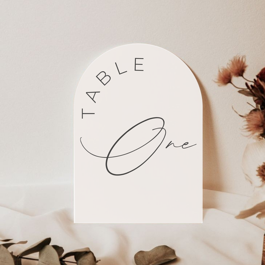 Elegant Table Sign